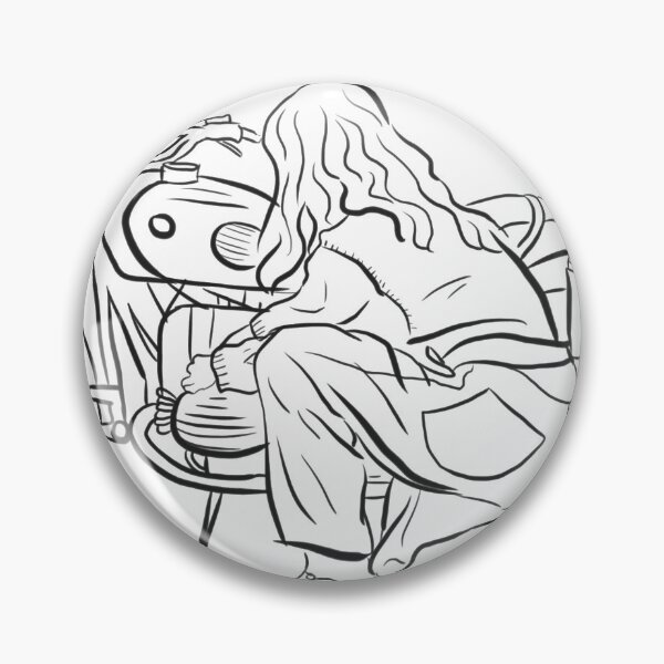 Item preview, GIrl fixing her bike designed and sold by Wieskunde.