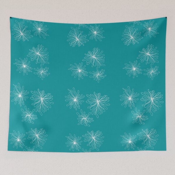 Item preview, doodle on teal designed and sold by Lois Gardiner.