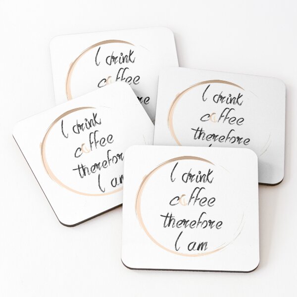 Item preview, I drink coffee therefore I am designed and sold by mcb-jp.