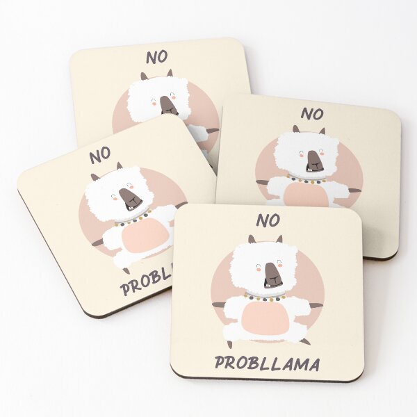 Item preview, No Probllama yoga llama designed and sold by Branjos.