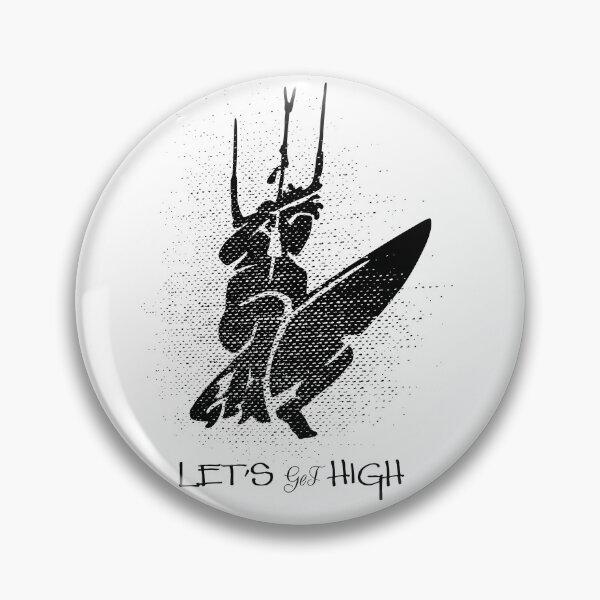 Item preview, Let's get high, kitesurfing designed and sold by Nick Shevchenko.