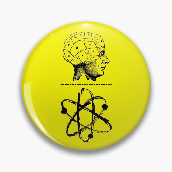 Aperçu de l'œuvre Don étudiant de la phrénologie de l'esprit sur la matière et de la psychologie des atomes créée et vendue par AugustDesign.