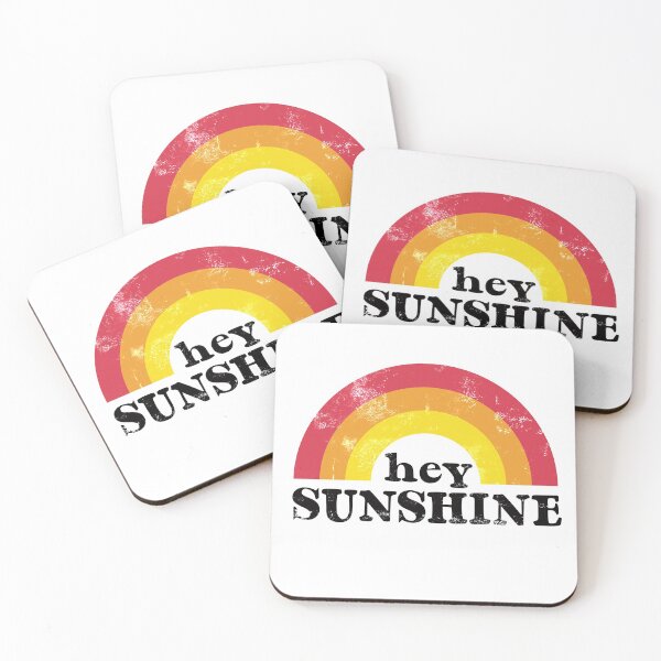 Item preview, Retro Hey Sunshine Vintage 70s Rainbow designed and sold by AugustDesign.
