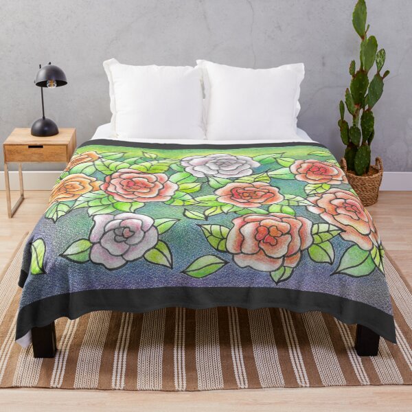 Item preview, Floral Pattern "Stylized Roses" designed and sold by CarolineLembke.