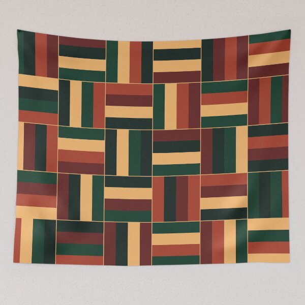 Item preview, Autumn Basketweave Pattern designed and sold by HomeLivingCo.