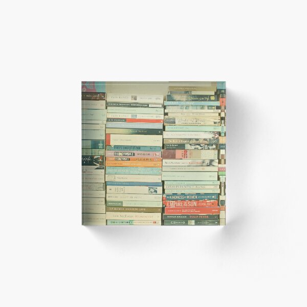 Bookworm Acrylic Block