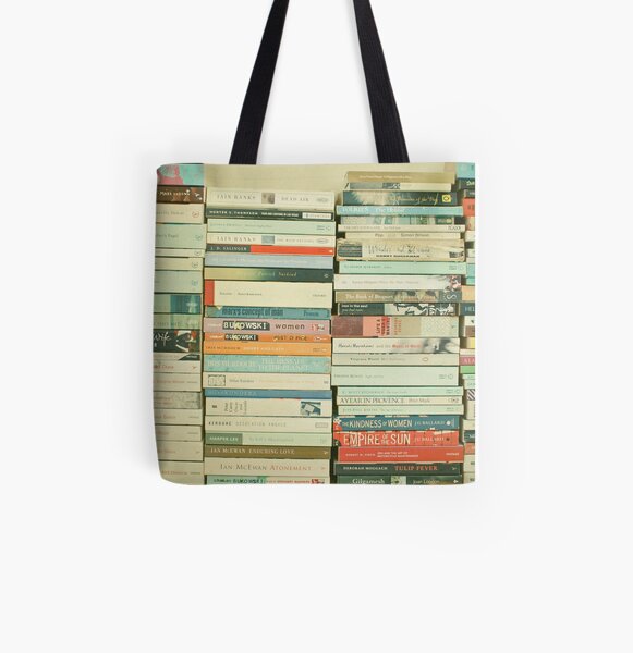 Bookworm All Over Print Tote Bag