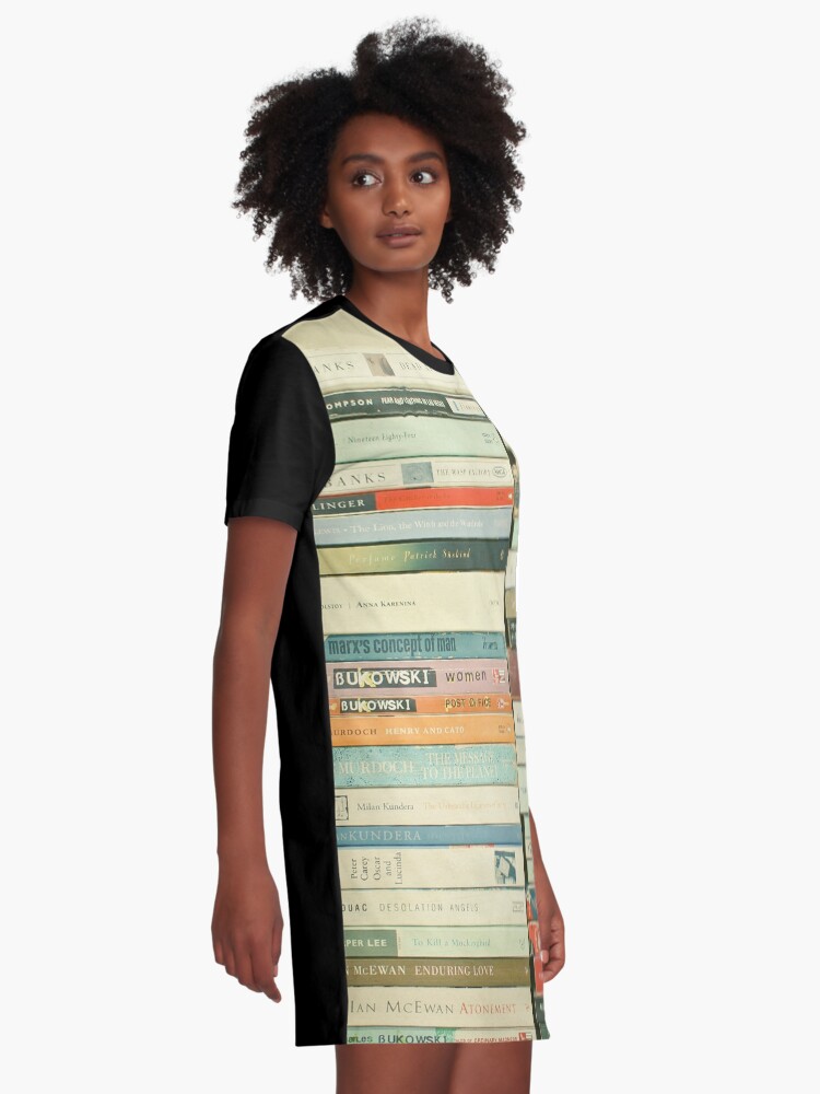 Alternate view of Bookworm Graphic T-Shirt Dress