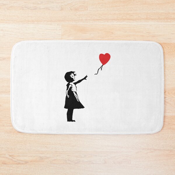 Item preview, Banksy Girl with the Red balloon - graffiti art designed and sold by MindChirp.