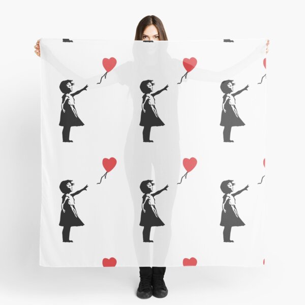 Item preview, Banksy Girl with the Red balloon - graffiti art designed and sold by MindChirp.