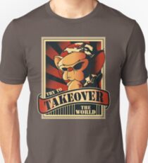 Die Welt übernehmen Slim Fit T-Shirt