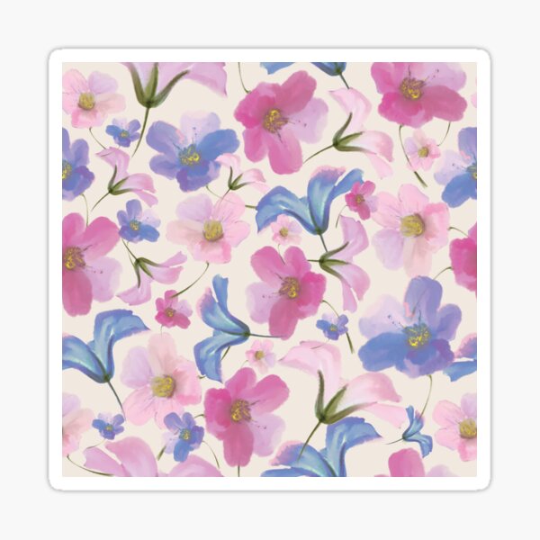 Pattern fleurs Sticker