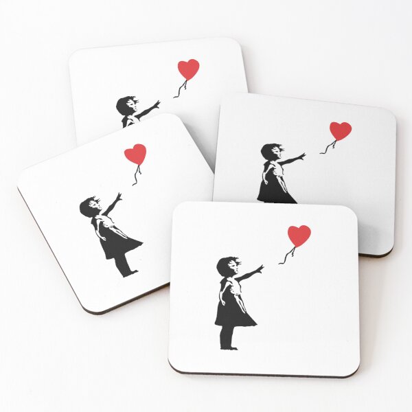 Item preview, Banksy Girl with the Red balloon - graffiti art designed and sold by MindChirp.