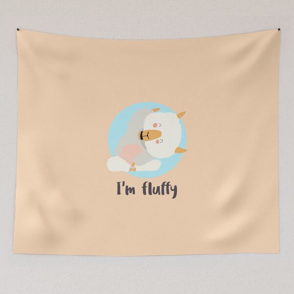 Item preview, I'm fluffy yoga llama designed and sold by Branjos.