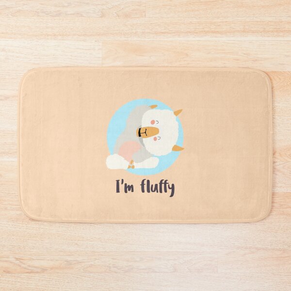 Item preview, I'm fluffy yoga llama designed and sold by Branjos.