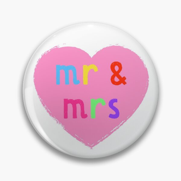Item preview, Mr & Mrs ( rainbow colours version ) designed and sold by Adam Regester.
