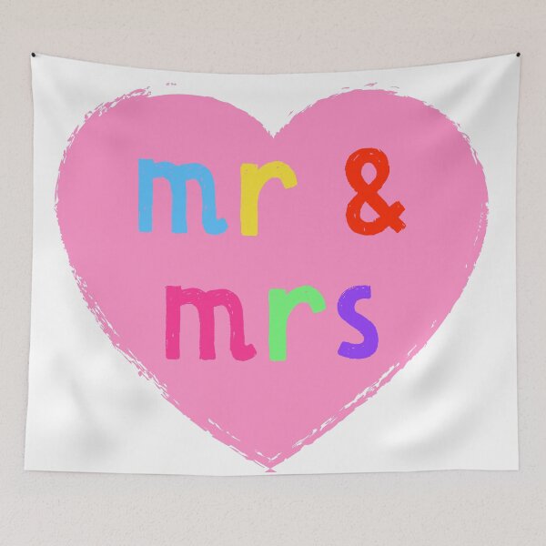 Item preview, Mr & Mrs ( rainbow colours version ) designed and sold by Adam Regester.
