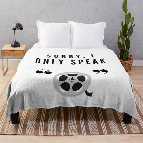 Item preview, I Only Speak Movie Quotes designed and sold by JustJen02.