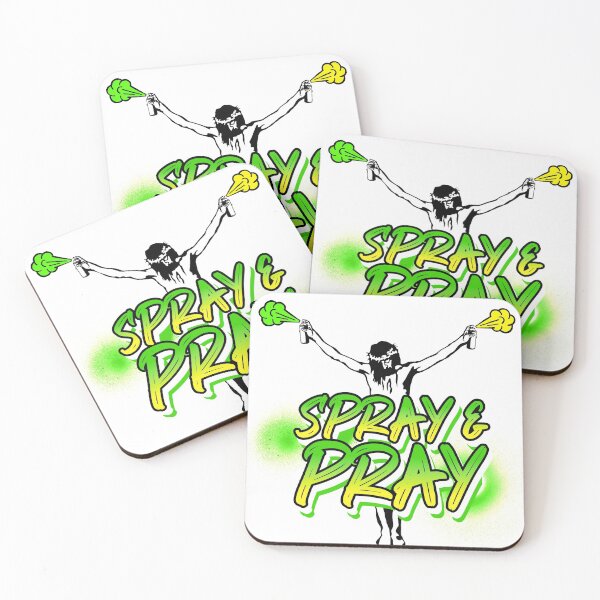 Item preview, Spray And Pray; Motif 1; designed and sold by StickerApe.