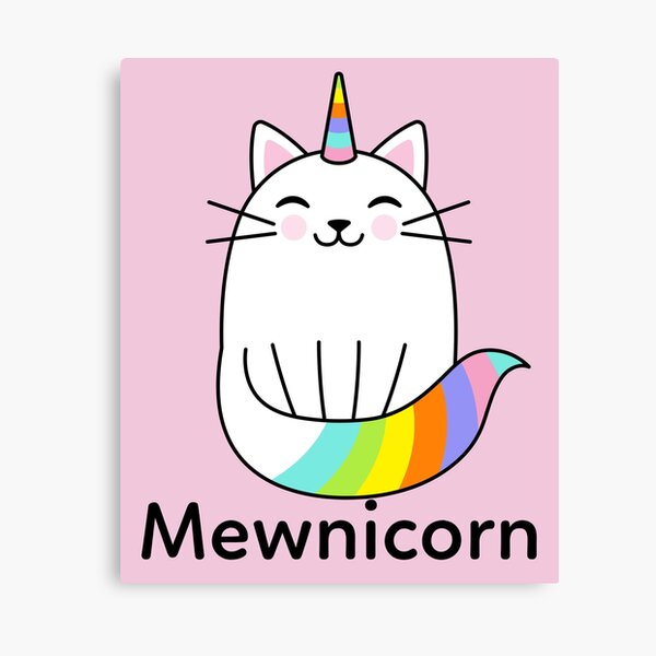 Ninja Cat Unicorn Canvas Prints Redbubble ninja-cat-unicorn-canvas-prints-redbubble