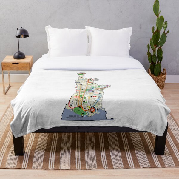 Item preview, New York City subway bus map Statue of liberty style designed and sold by hookink.