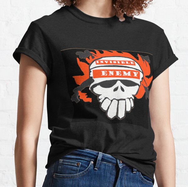 Skull T Shirts Online Invisible Enemies Classic T-Shirt