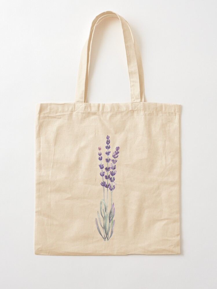 Alternate view of Watercolor lavender Tote Bag