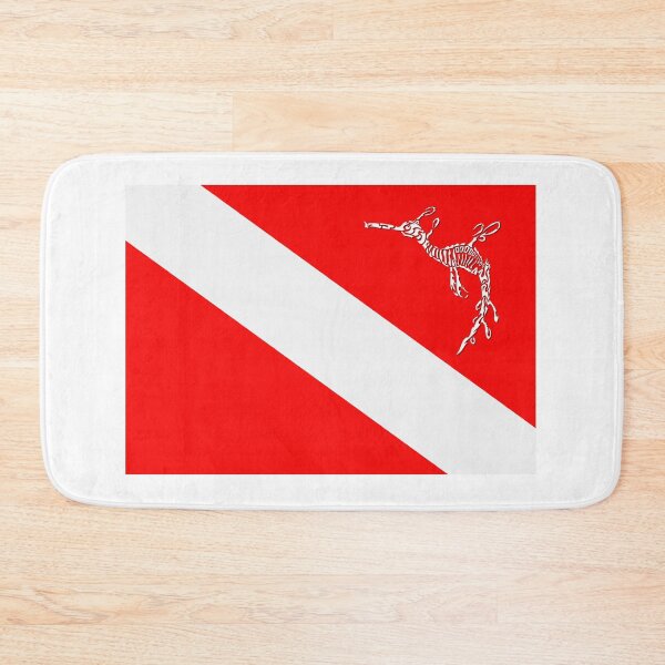 Item preview, Tribal Dragon SeaHorse Scuab Dive Falg designed and sold by A-Dube-Thought.
