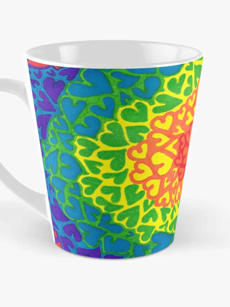 Thumbnail 3 of 4, Coffee Mug, Pulsating Pattern designed and sold by OneGayFeline.