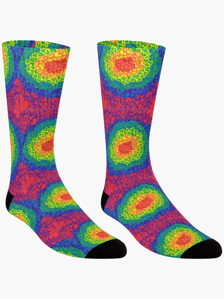Thumbnail 3 of 5, Socks, Pulsating Pattern designed and sold by OneGayFeline.