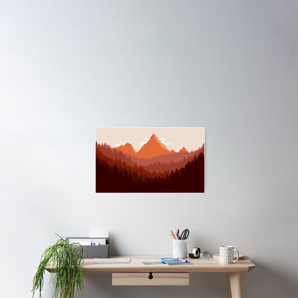 Mountain Landscape Poster