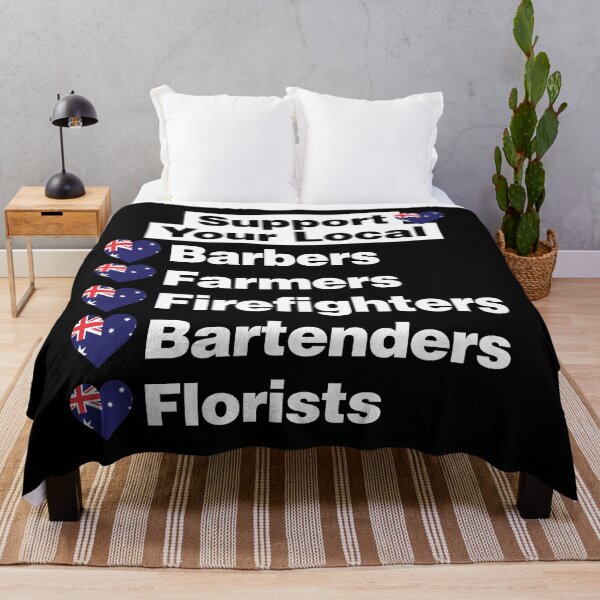 Item preview, Support Australian Local Barbers, Firefighters, Farmers, Florists designed and sold by elhefe.