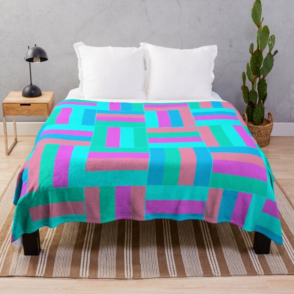 Item preview, Coral Reef Basketweave Pattern designed and sold by HomeLivingCo.