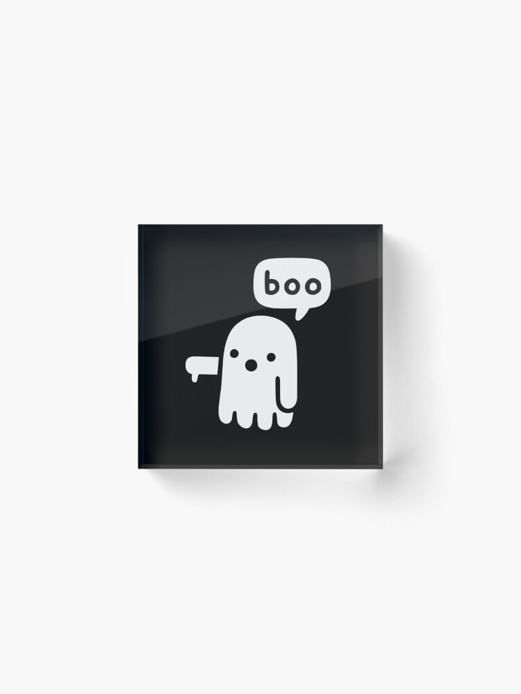 Alternate view of Ghost Of Disapproval Acrylic Block