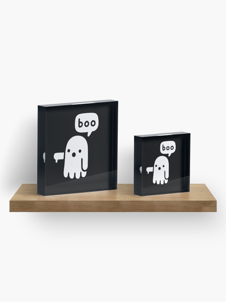 Alternate view of Ghost Of Disapproval Acrylic Block