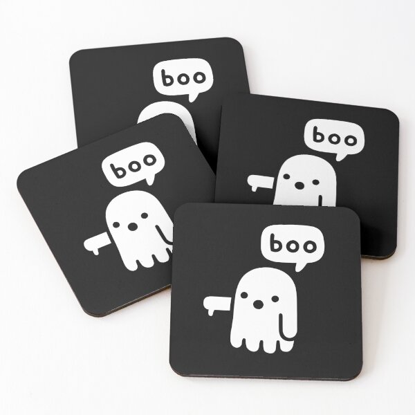 Ghost Of Disapproval Coasters (Set of 4)