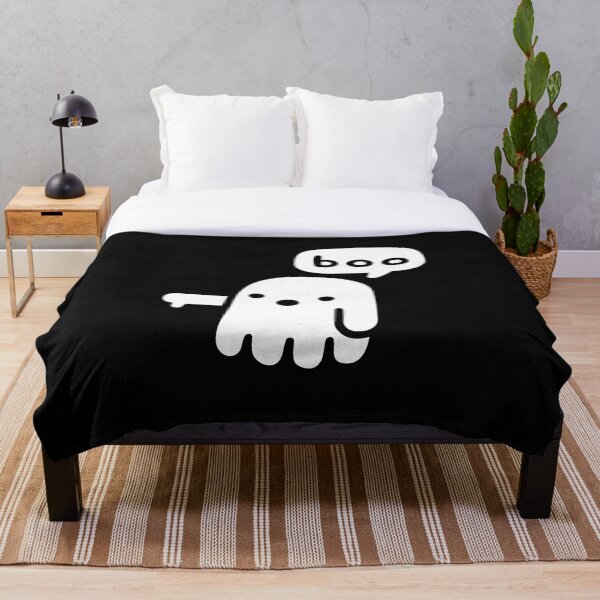 Ghost Of Disapproval Throw Blanket
