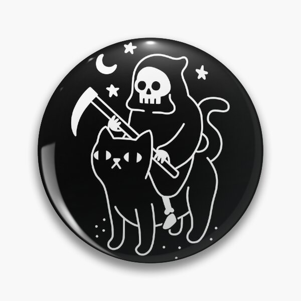Artikel-Vorschau von Der Tod reitet auf einer schwarzen Katze, designt und verkauft von obinsun.