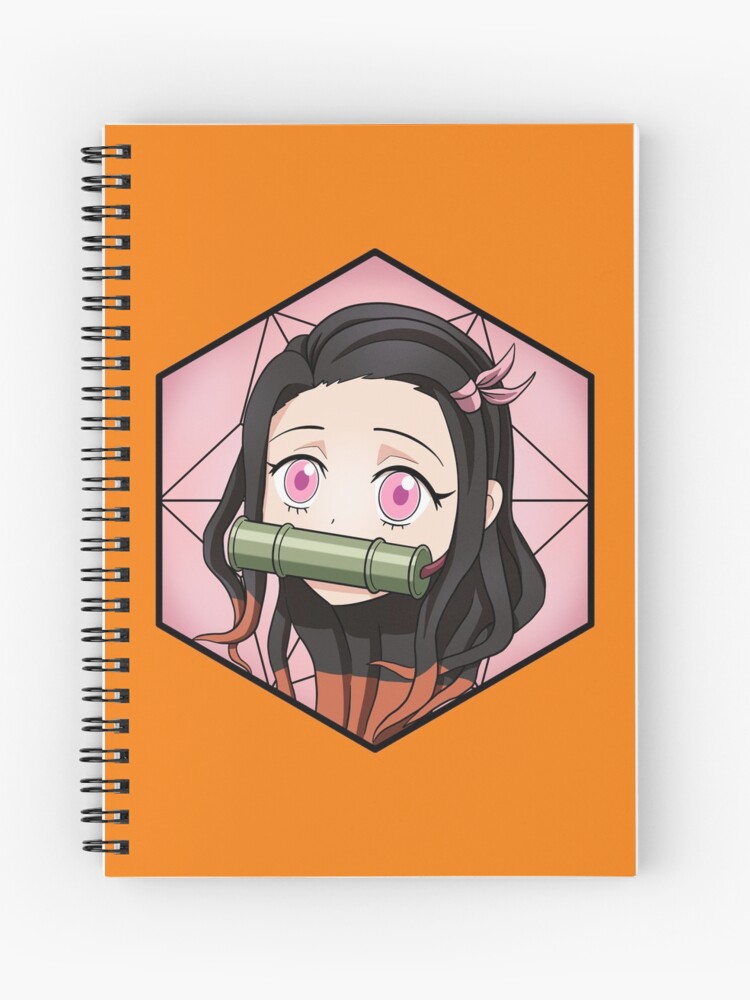 Demon Slayer Nezuko Kamado Spiral Notebook By Shibalove Redbubble