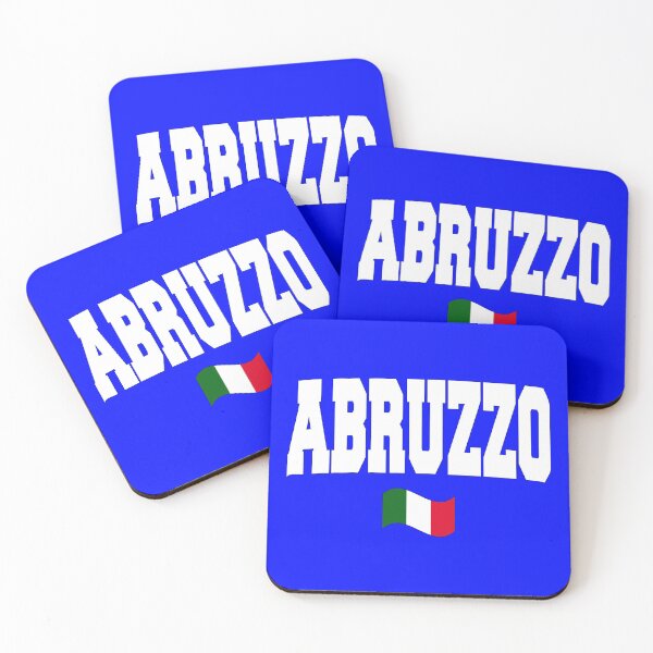 Aperçu de l'œuvre Abruzzes avec le drapeau de l'Italie créée et vendue par AllShirts21.