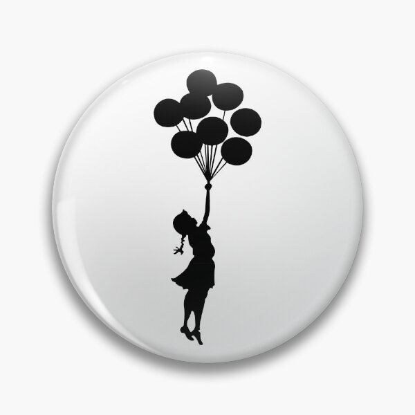 Item preview, Banksy Floating Balloon Girl - graffiti art designed and sold by MindChirp.