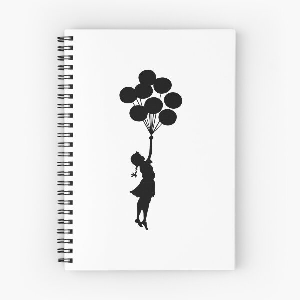 Artikelvorschau, Banksy Floating Balloon Girl - Graffitikunst entworfen und verkauft von MindChirp.