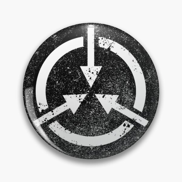 Scp Logo Pins And Buttons Redbubble - scp pin roblox