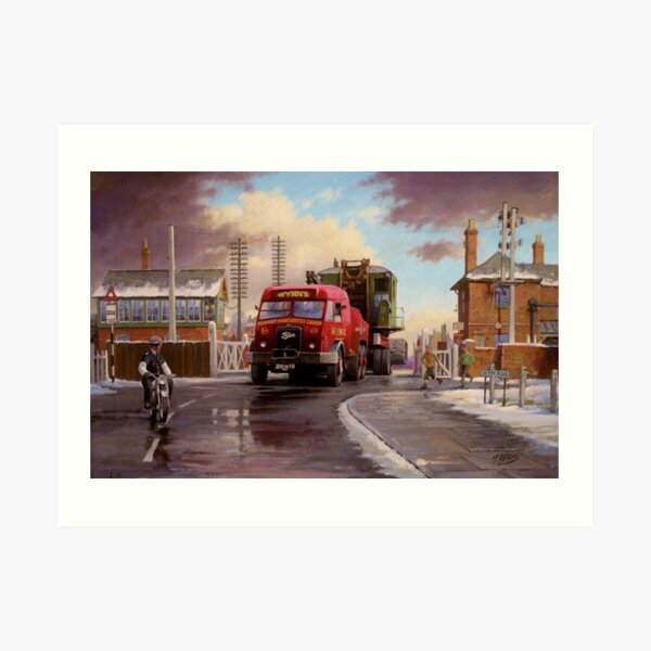 Wynn's Foden Drawbar Tractor. Art Print