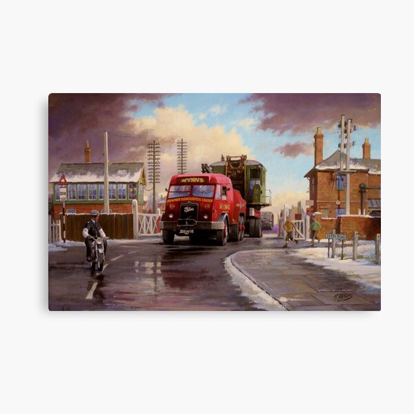 Wynn's Foden Drawbar Tractor. Canvas Print