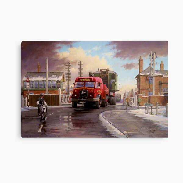 Wynn's Foden Drawbar Tractor. Metal Print