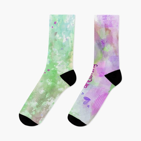 Item preview, Keep on Dreaming - Purple and Lime Green designed and sold by alexixela.