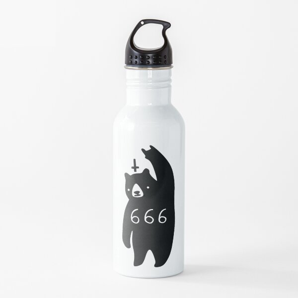 Black Bear Metal Gourde