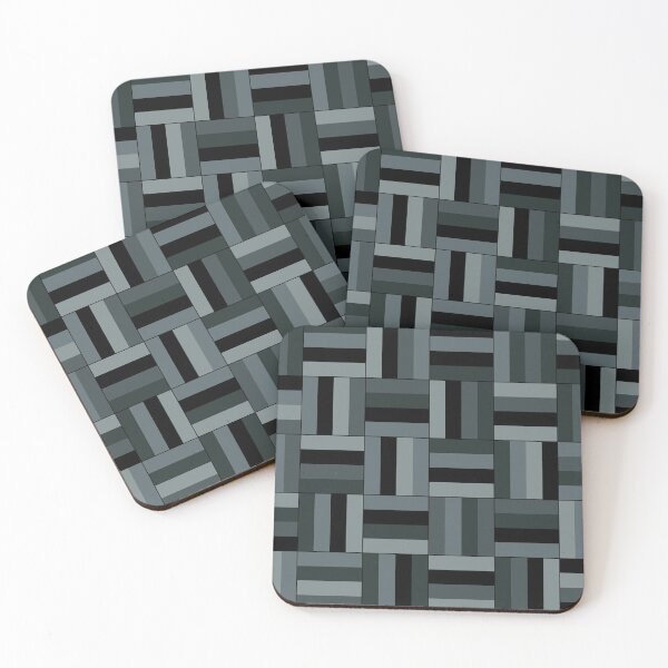 Item preview, Dark Storm Basketweave Pattern designed and sold by HomeLivingCo.