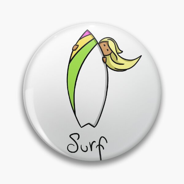 Item preview, Surf girl designed and sold by Nick Shevchenko.